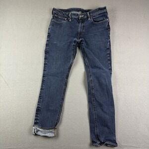 Levis 511 Commuter Jeans Mens 32x29* Reflective Cycling Dark Wash Pants‎ Bicycle